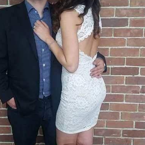 Marciano Open Back Lace Dress - Picture 11 of 12